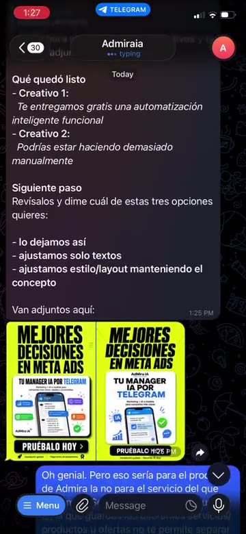 Pieza publicitaria de Admira IA